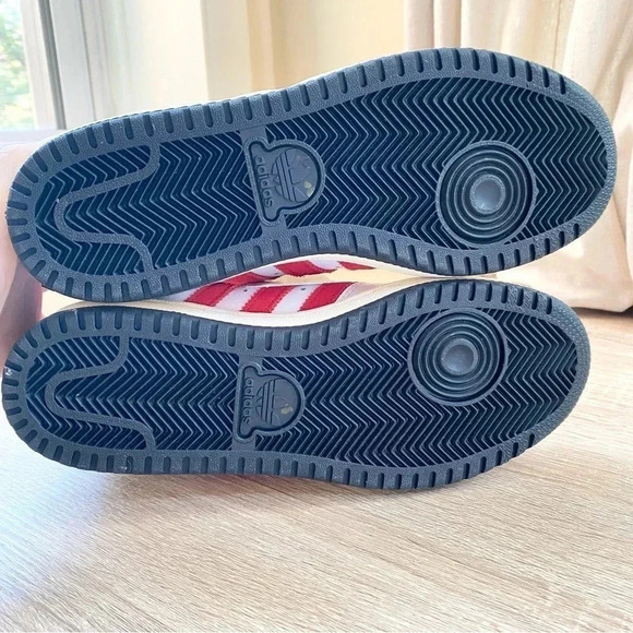New Adidas Originals Top Ten RB Red Bull Sneakers Basketball  Red White Womens 8 - Picture 10 of 16